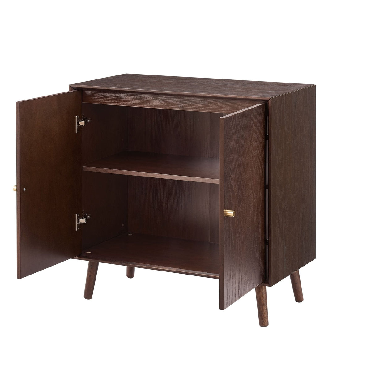 Dusklia - Heidi Oak 2 Door Sideboard - Walnut