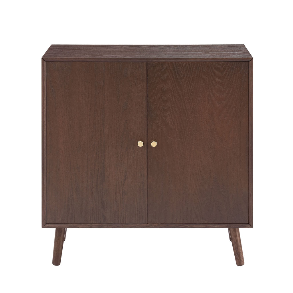 Dusklia - Heidi Oak 2 Door Sideboard - Walnut