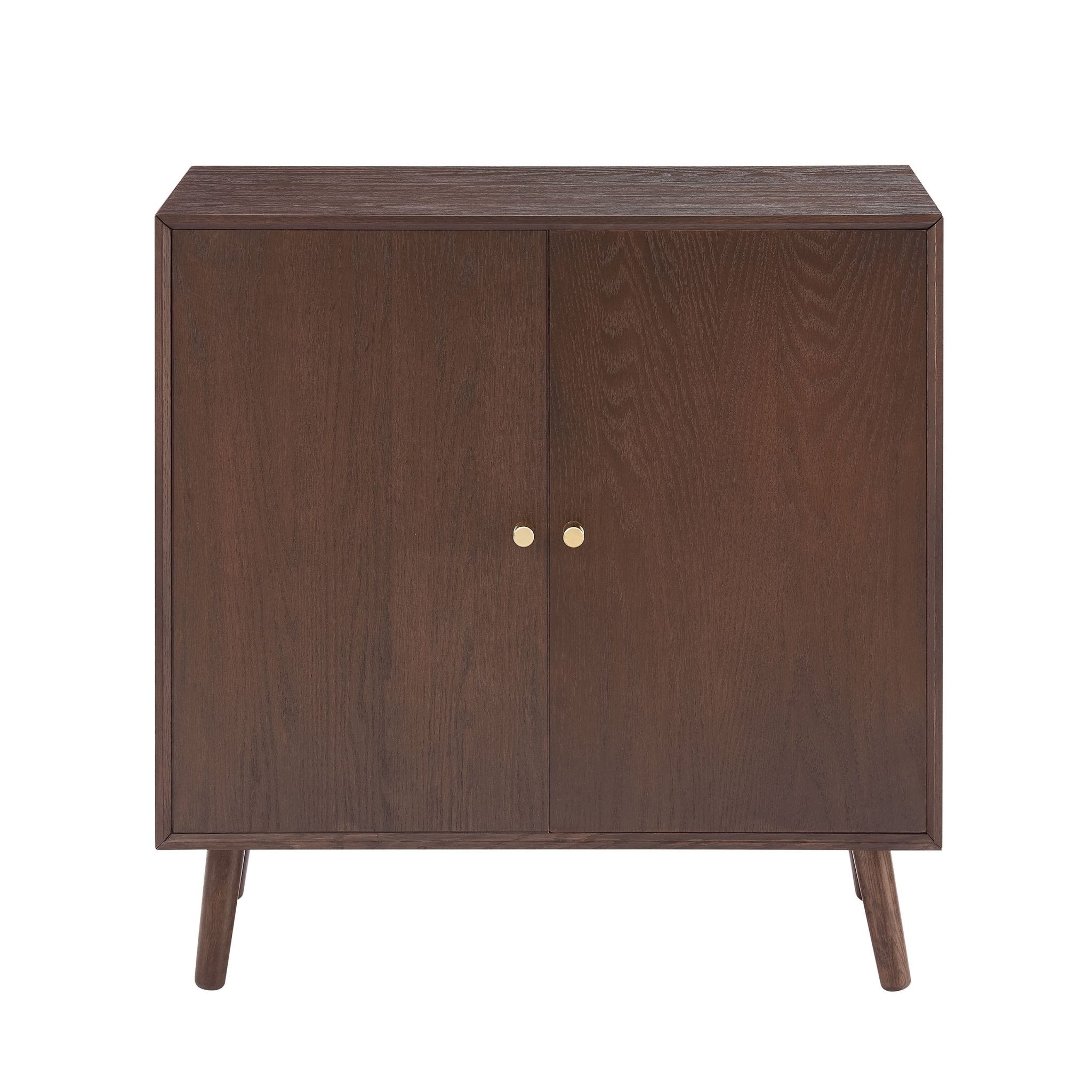 Dusklia - Heidi Oak 2 Door Sideboard - Walnut