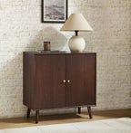 Dusklia - Heidi Oak 2 Door Sideboard - Walnut