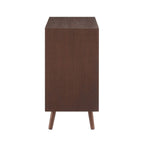 Dusklia - Heidi Oak 2 Door Sideboard - Walnut