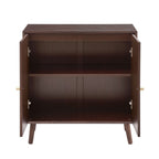 Dusklia - Heidi Oak 2 Door Sideboard - Walnut