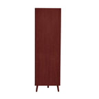 Dusklia - Heidi Oak 2 Door Wardrobe - Cherry Wood