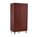Dusklia - Heidi Oak 2 Door Wardrobe - Cherry Wood