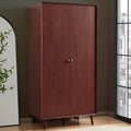 Dusklia - Heidi Oak 2 Door Wardrobe - Cherry Wood