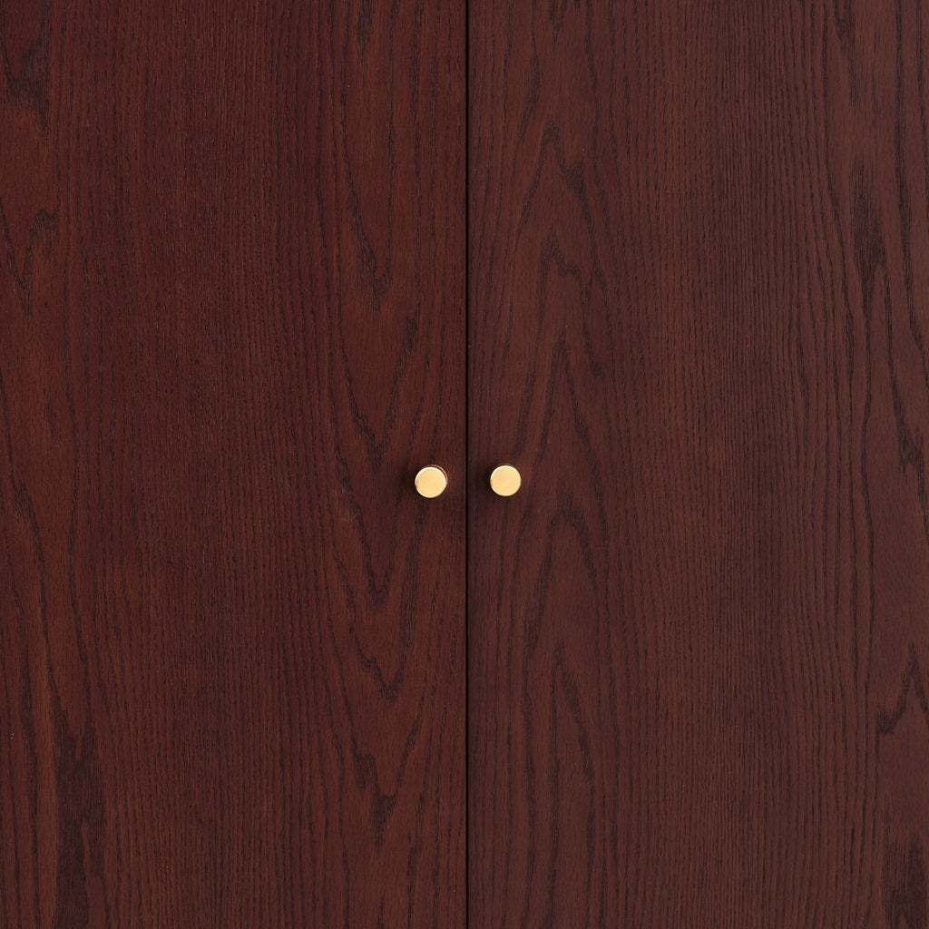 Dusklia - Heidi Oak 2 Door Wardrobe - Cherry Wood
