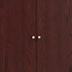 Dusklia - Heidi Oak 2 Door Wardrobe - Cherry Wood