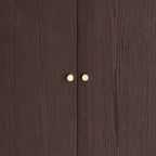 Dusklia - Heidi Oak 2 Door Wardrobe - Walnut