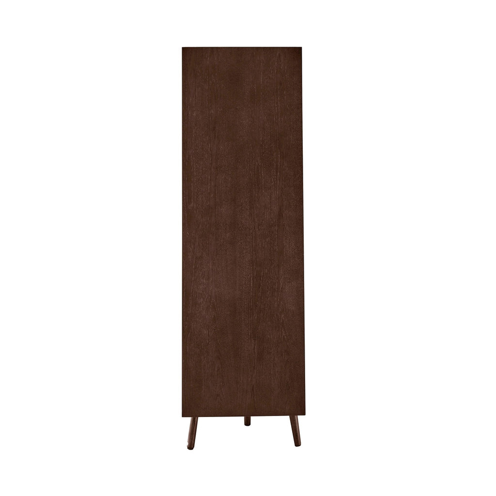Dusklia - Heidi Oak 2 Door Wardrobe - Walnut