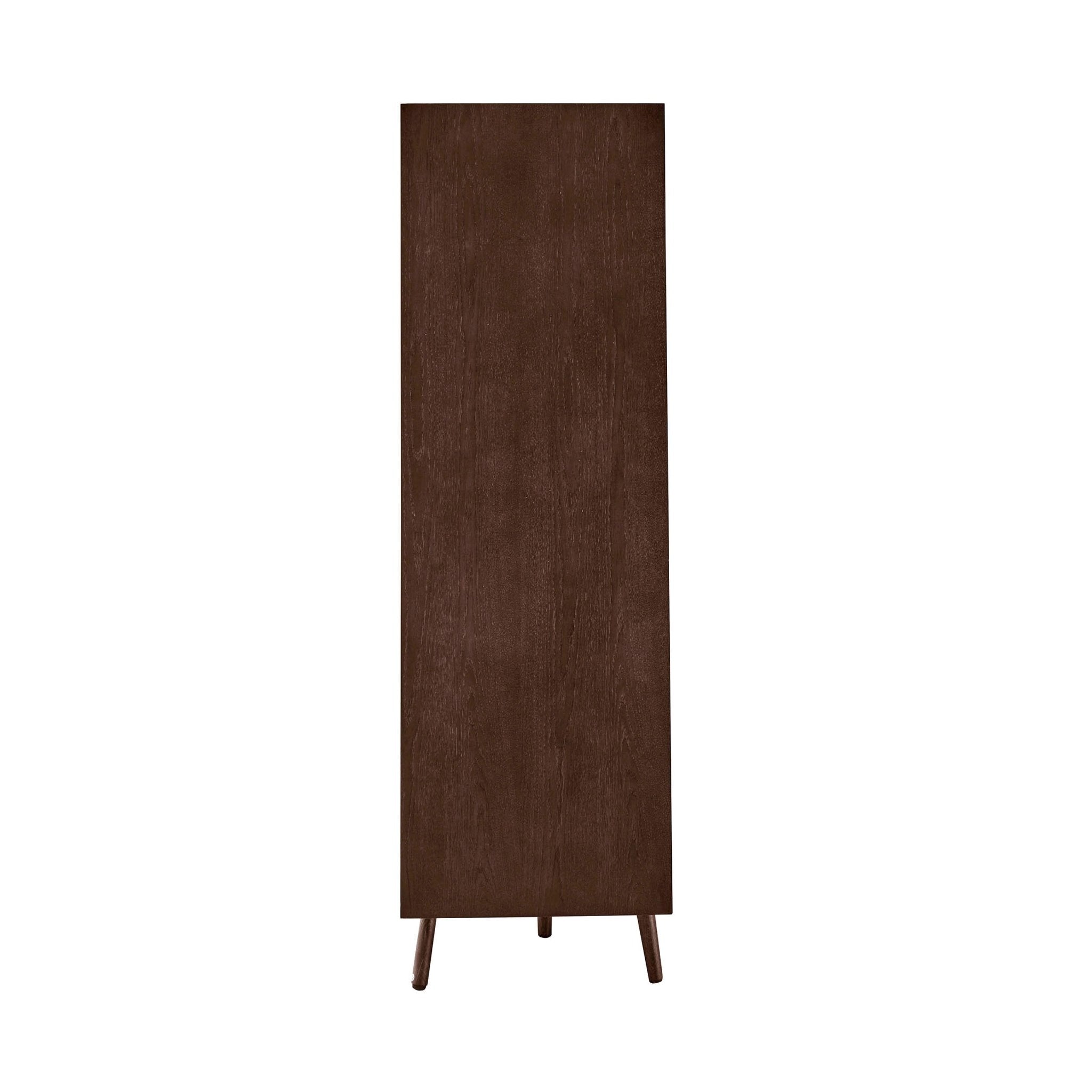 Dusklia - Heidi Oak 2 Door Wardrobe - Walnut