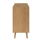 Dusklia - Heidi Oak 3 Door Sideboard - Light Wood