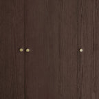 Dusklia - Heidi Oak 3 Door Wardrobe with Drawers - Walnut