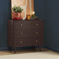 Dusklia - Heidi Oak 3 Drawer Chest - Walnut