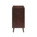 Dusklia - Heidi Oak 3 Drawer Chest - Walnut