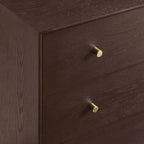 Dusklia - Heidi Oak 3 Drawer Chest - Walnut