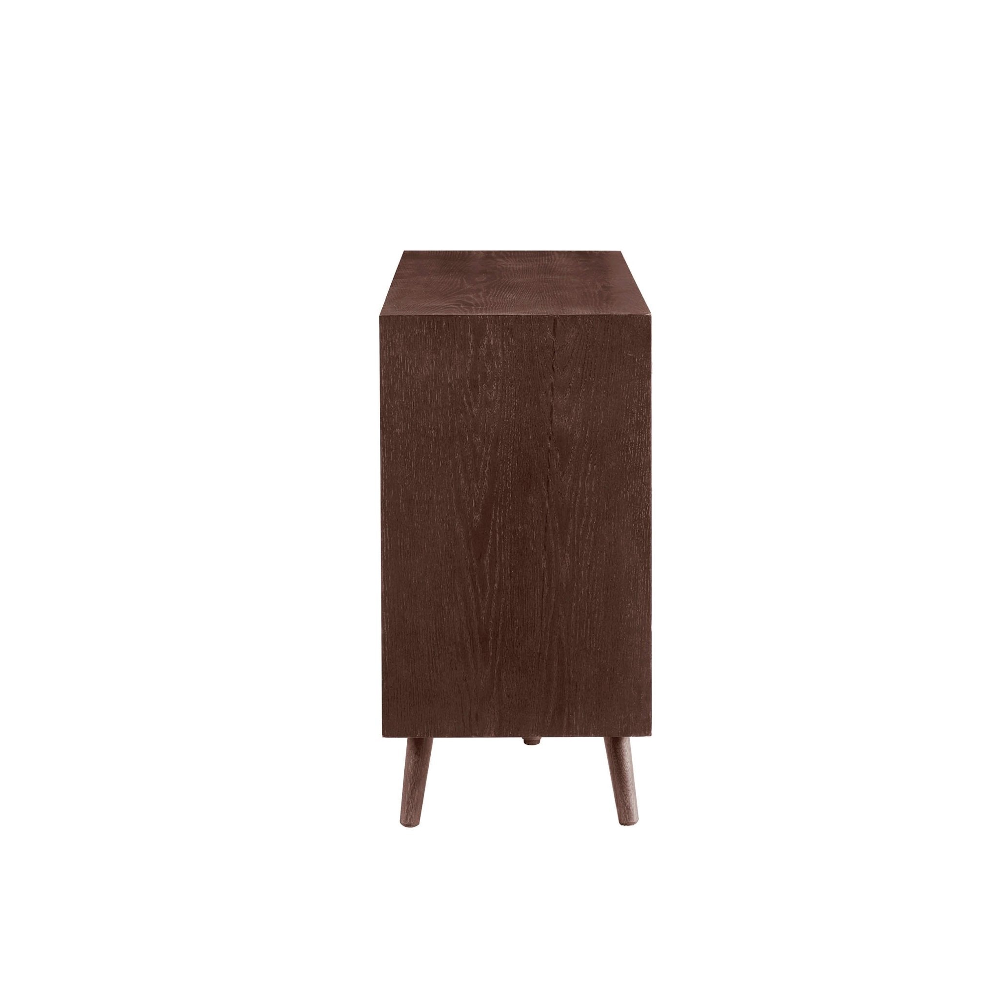 Dusklia - Heidi Oak 6 Drawer Chest - Walnut