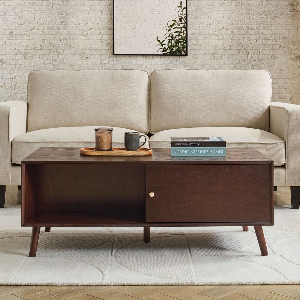 Dusklia - Heidi Oak Coffee Table - Walnut