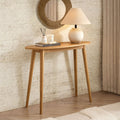Dusklia - Heidi Oak Console Table - Light Wood