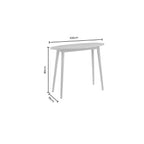 Dusklia - Heidi Oak Console Table - Light Wood