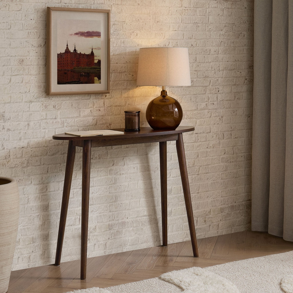Dusklia - Heidi Oak Console Table - Walnut
