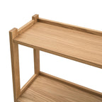 Dusklia - Heidi Oak Display Cabinet - Light Wood
