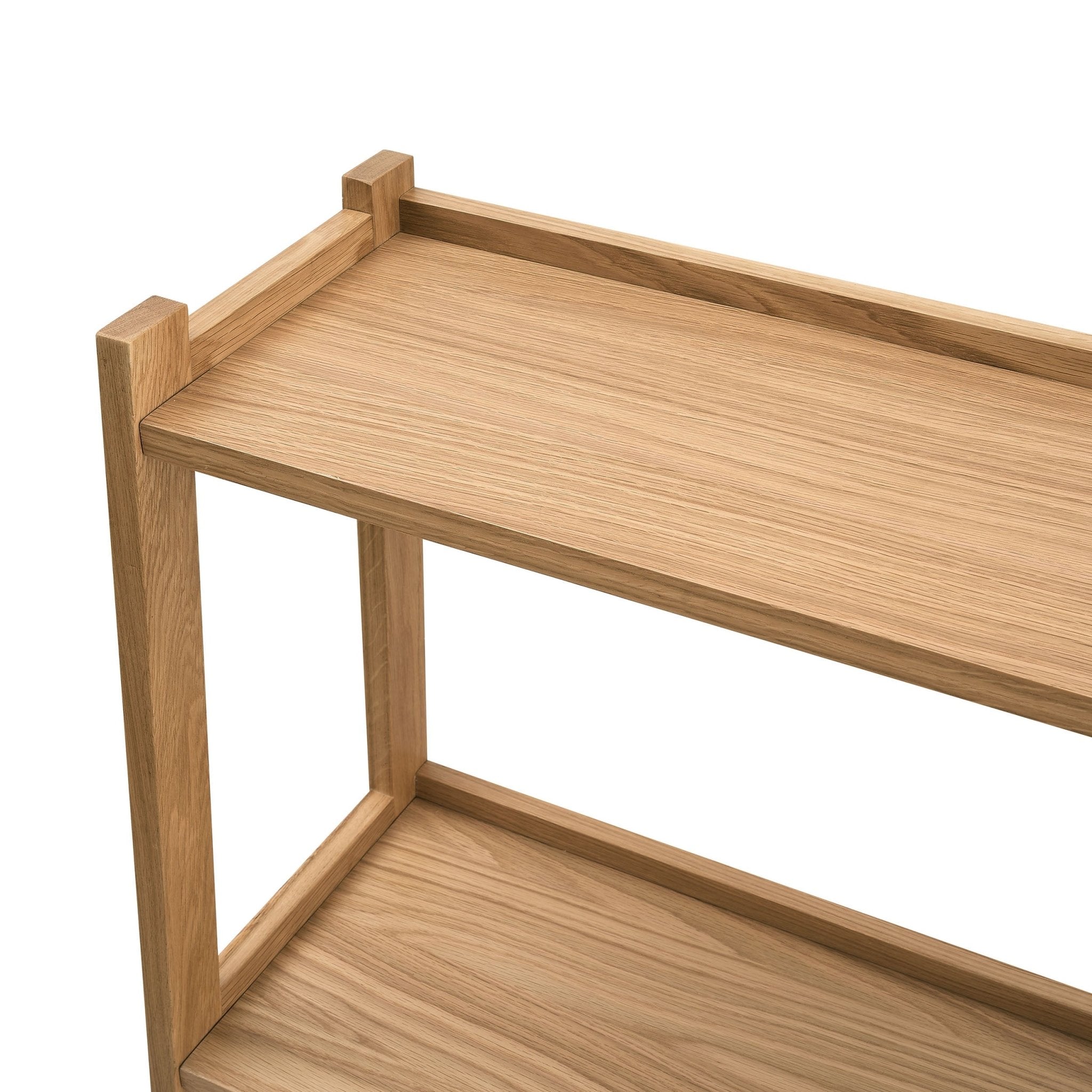 Dusklia - Heidi Oak Display Cabinet - Light Wood