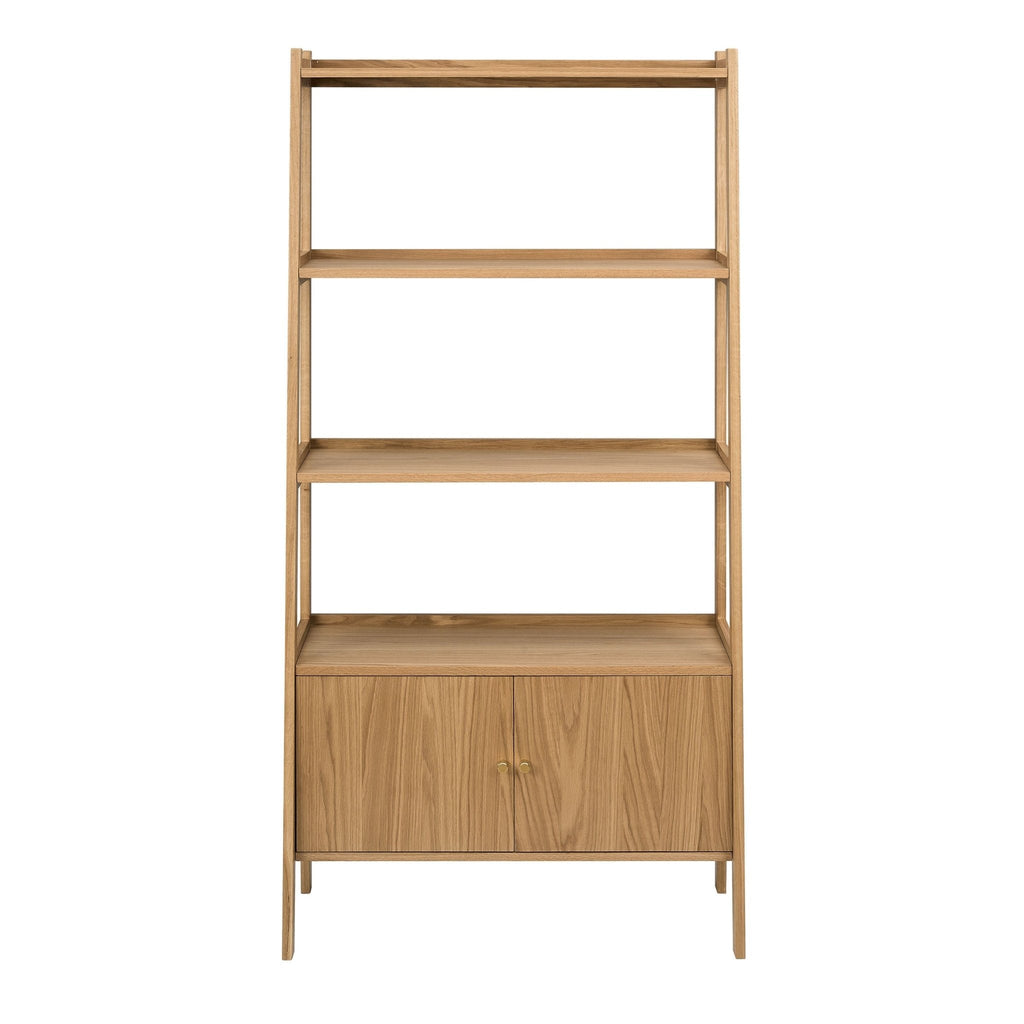 Dusklia - Heidi Oak Display Cabinet - Light Wood