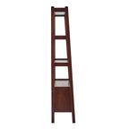 Dusklia - Heidi Oak Display Cabinet - Walnut
