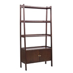 Dusklia - Heidi Oak Display Cabinet - Walnut