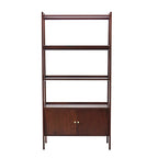 Dusklia - Heidi Oak Display Cabinet - Walnut