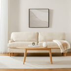 Dusklia - Heidi Solid Oak Oval Coffee Table - Light Wood
