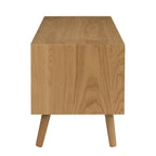 Dusklia - Heidi Oak Tv Unit for TVs up to 60 - Light Wood