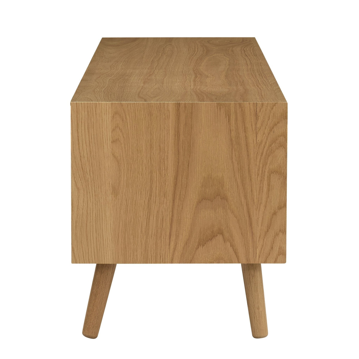 Dusklia - Heidi Oak Tv Unit for TVs up to 60 - Light Wood