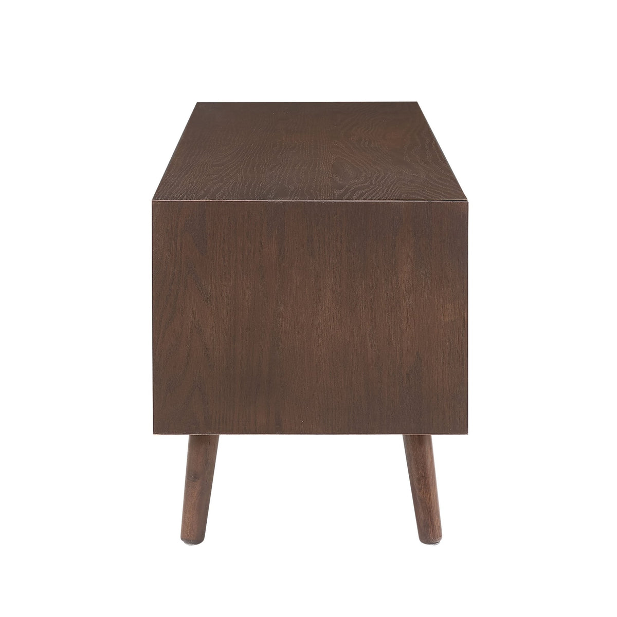 Dusklia - Heidi Oak TV Unit for TVs up to 60- Walnut