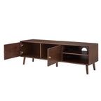 Dusklia - Heidi Oak TV Unit for TVs up to 60- Walnut
