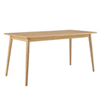 Dusklia - Heidi Solid Oak 4-6 Seater Dining Table - Natural