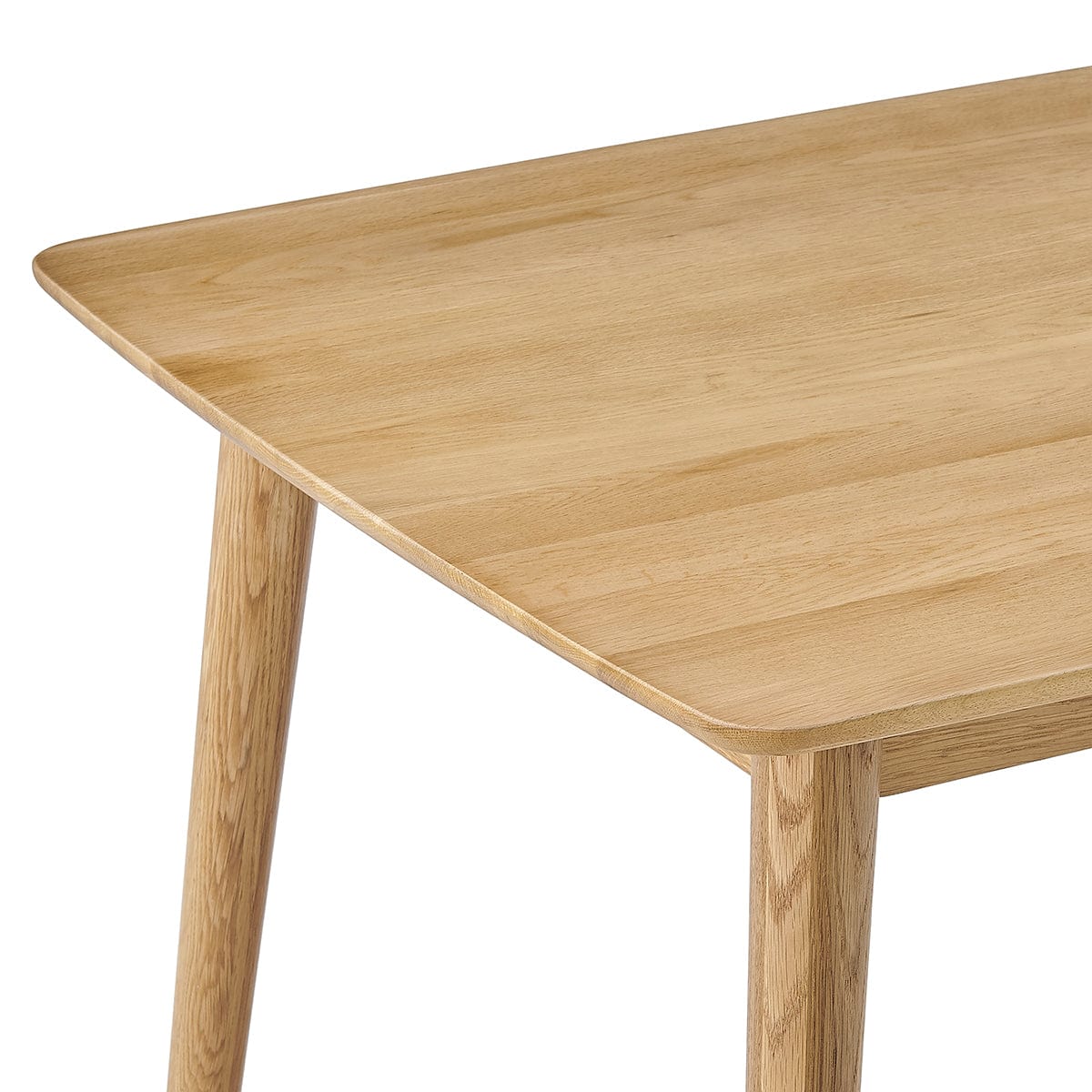 Dusklia - Heidi Solid Oak 4-6 Seater Dining Table - Natural