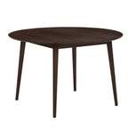 Dusklia - Heidi Solid Oak 4-6 Seater Round Dining Table - Walnut