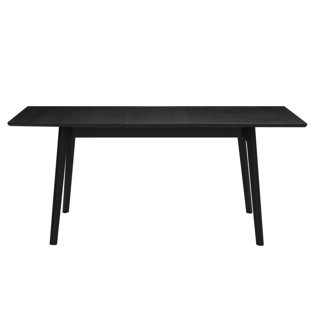 Dusklia - Heidi Oak 4-8 Seater Extendable Dining Table - Black