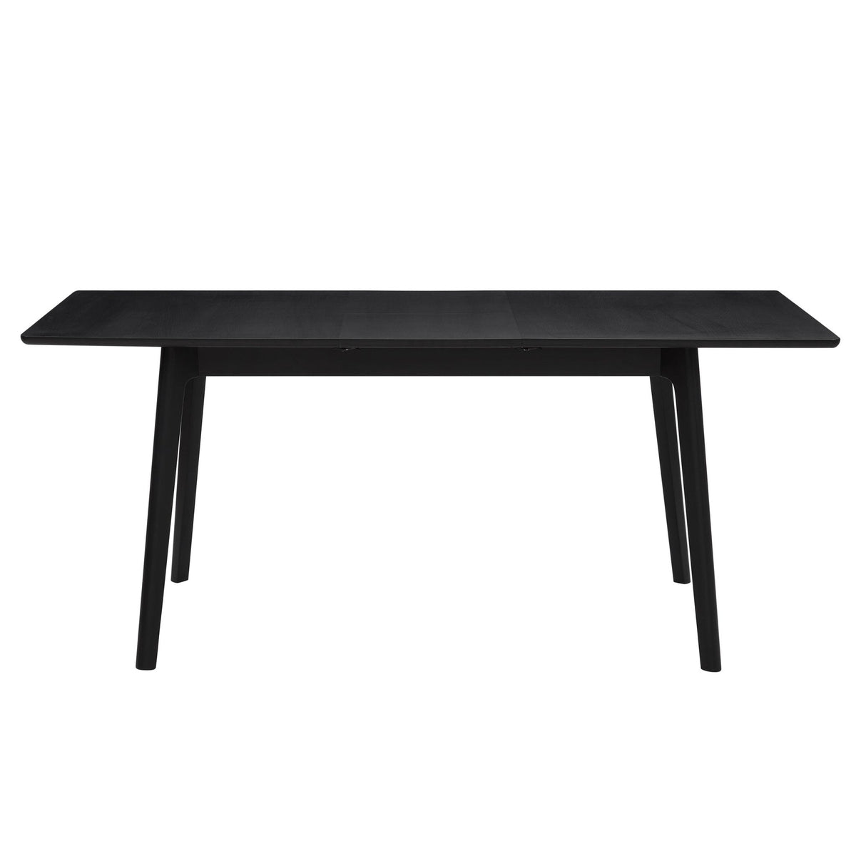 Dusklia - Heidi Oak 4-8 Seater Extendable Dining Table - Black