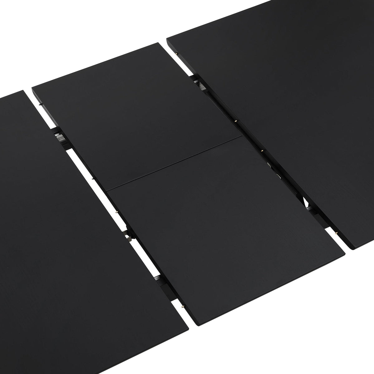 Dusklia - Heidi Oak 4-8 Seater Extendable Dining Table - Black