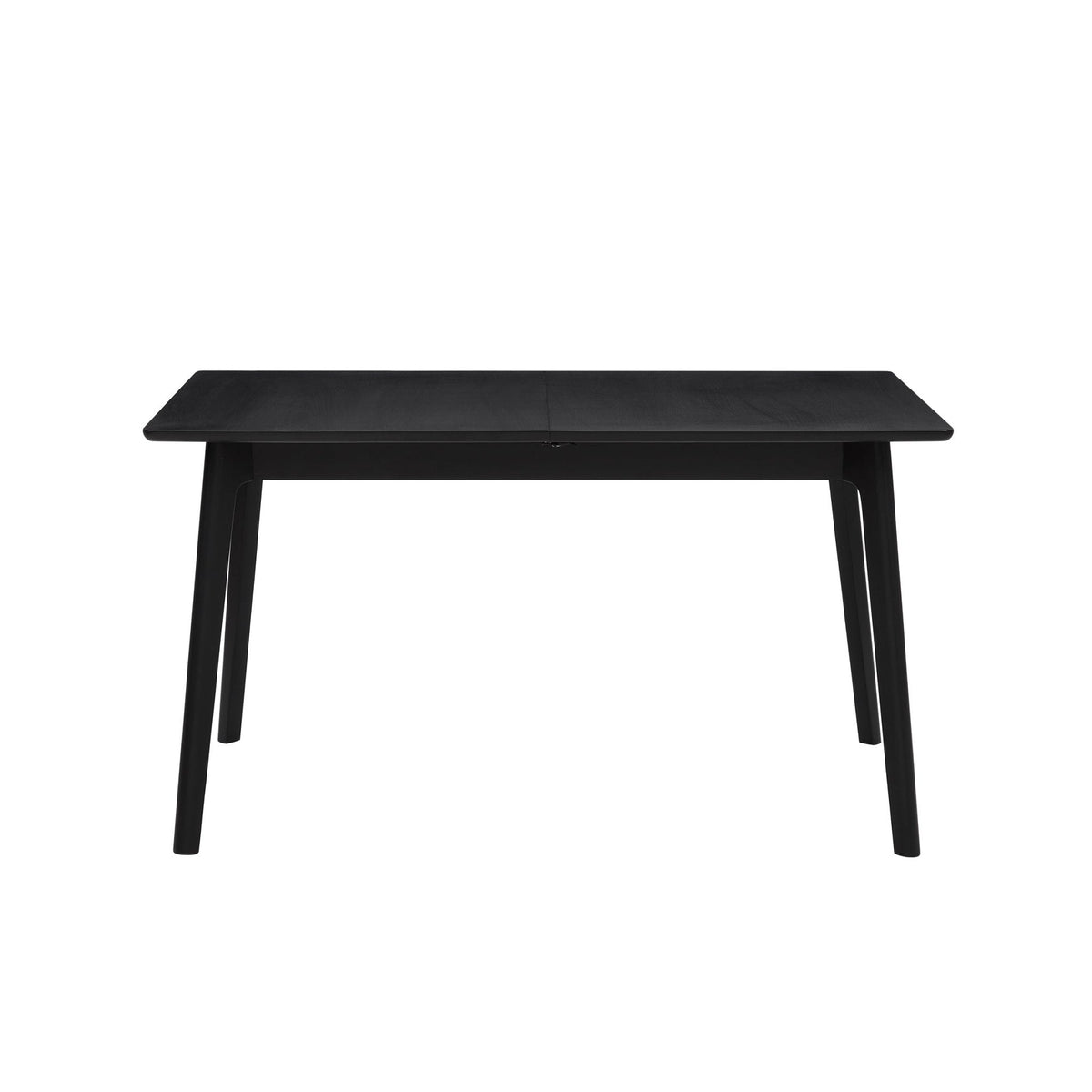 Dusklia - Heidi Oak 4-8 Seater Extendable Dining Table - Black