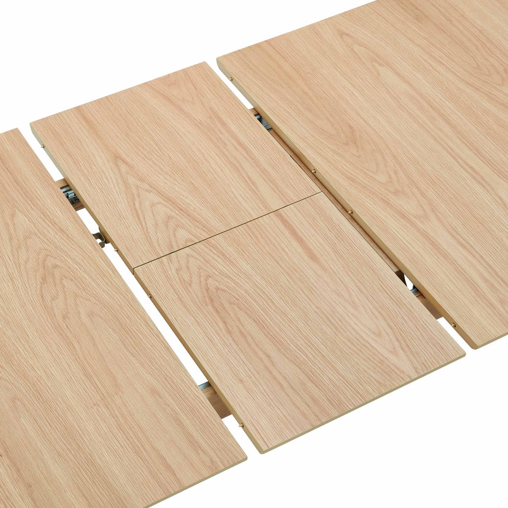 Dusklia - Heidi Oak 4-8 Seater Extendable Dining Table - Natural