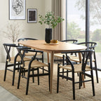 Dusklia - Heidi Solid Oak Oval 4-6 Seater Dining Table - Natural