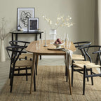 Dusklia - Heidi Solid Oak Oval 4-6 Seater Dining Table - Natural