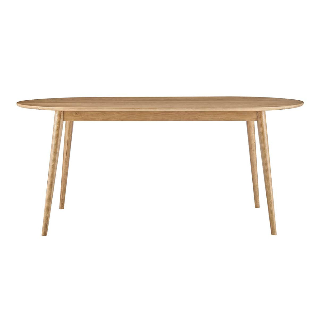 Dusklia - Heidi Solid Oak Oval 4-6 Seater Dining Table - Natural