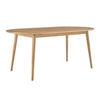 Dusklia - Heidi Solid Oak Oval 4-6 Seater Dining Table - Natural