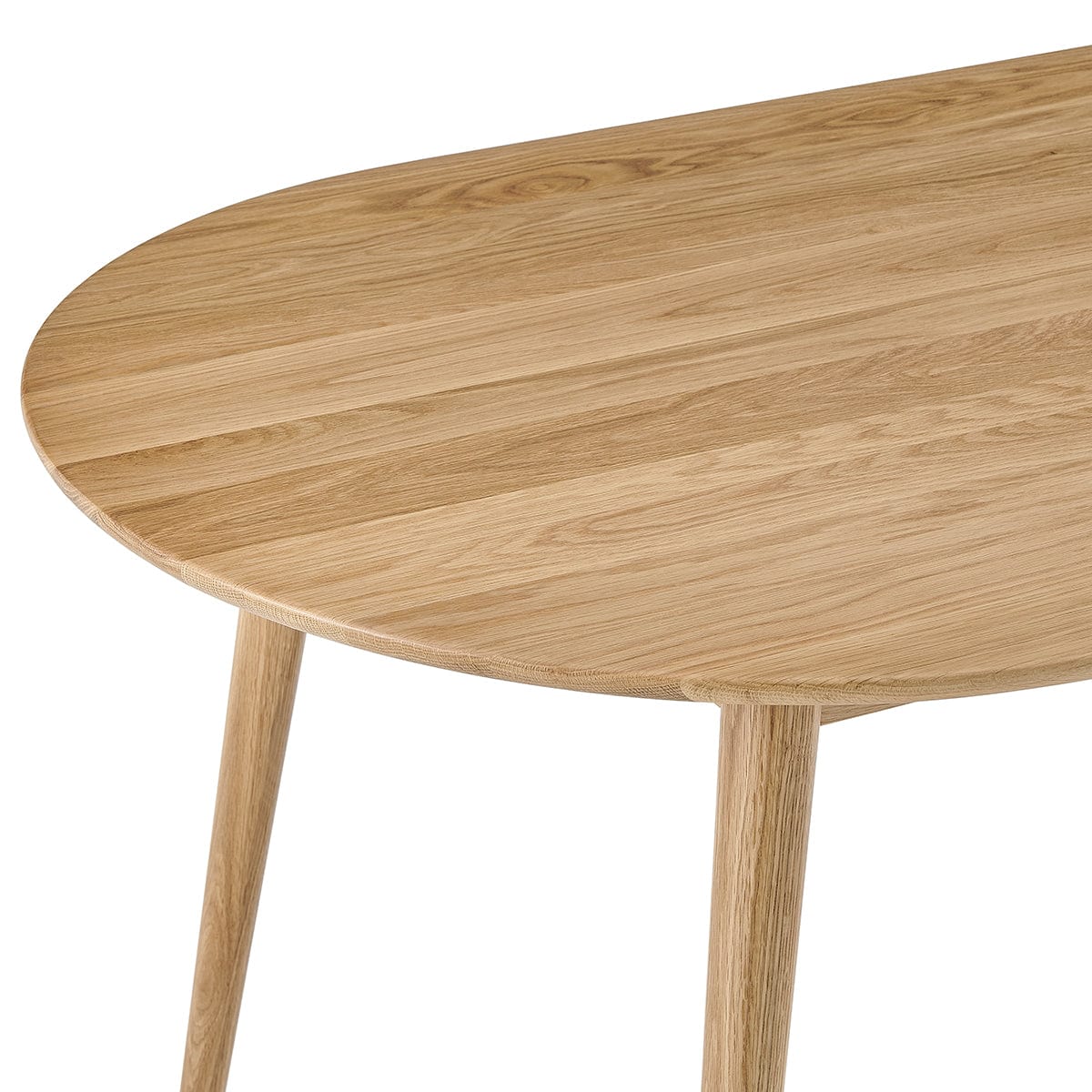 Dusklia - Heidi Solid Oak Oval 4-6 Seater Dining Table - Natural