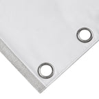Dusklia - Herringbone Thermal Blackout Eyelet Curtains - Light Grey