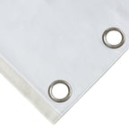 Dusklia - Herringbone Thermal Blackout Eyelet Curtains - Off White